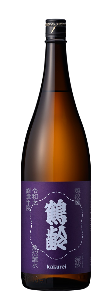 鶴齢 濃藍色